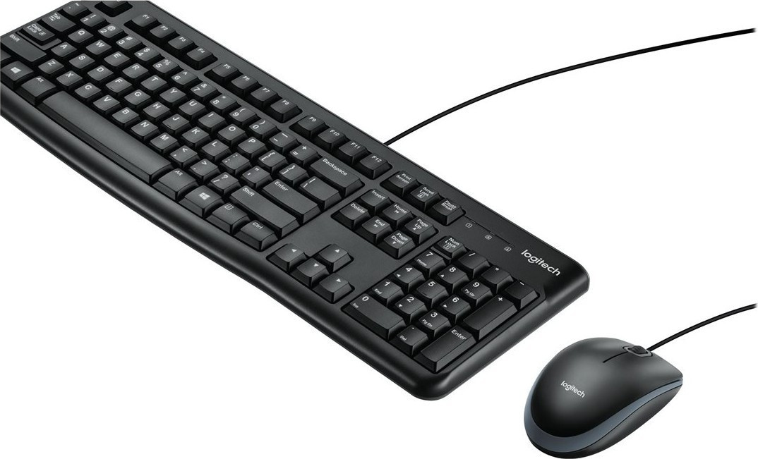 LOGI MK120 corded Desktop black USB (US)