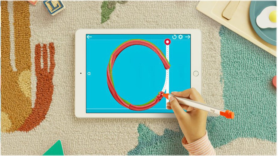 Logitech Crayon iPad Pen, Intense Sorbet