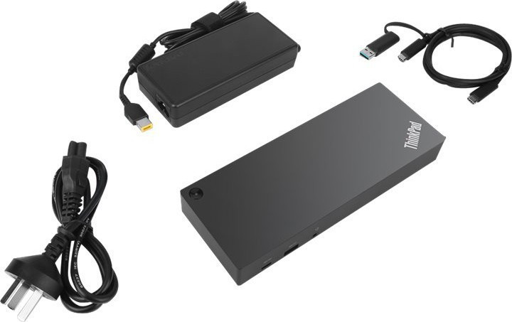 BildeLenovo ThinkPad Hybrid USB-C Dock, Black