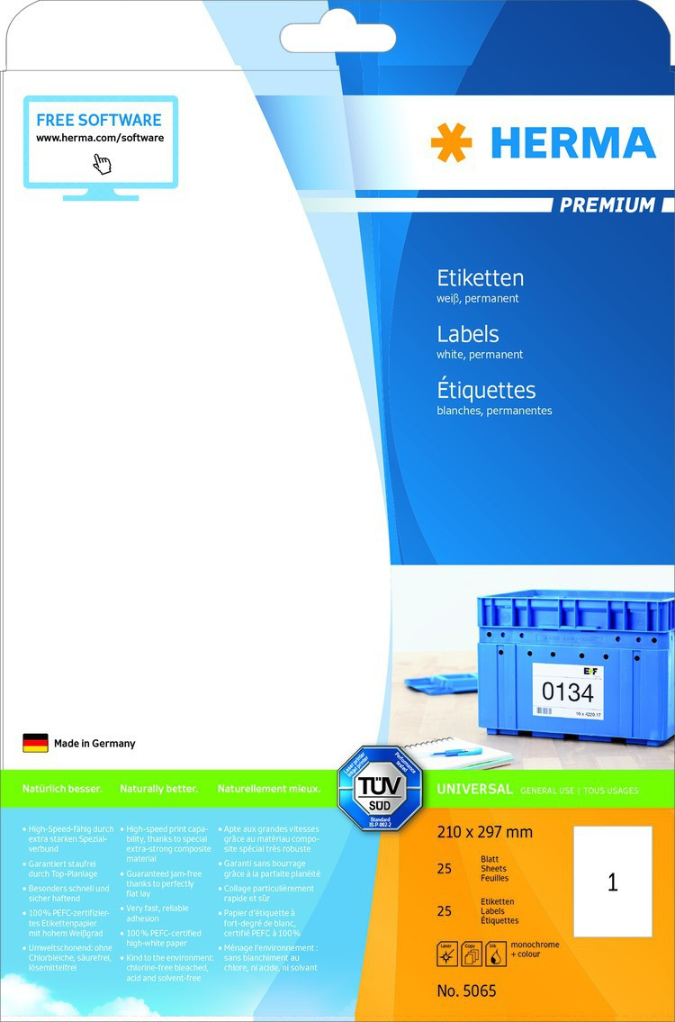 BildeHerma Etiketter Premium A4 210x297 (25)