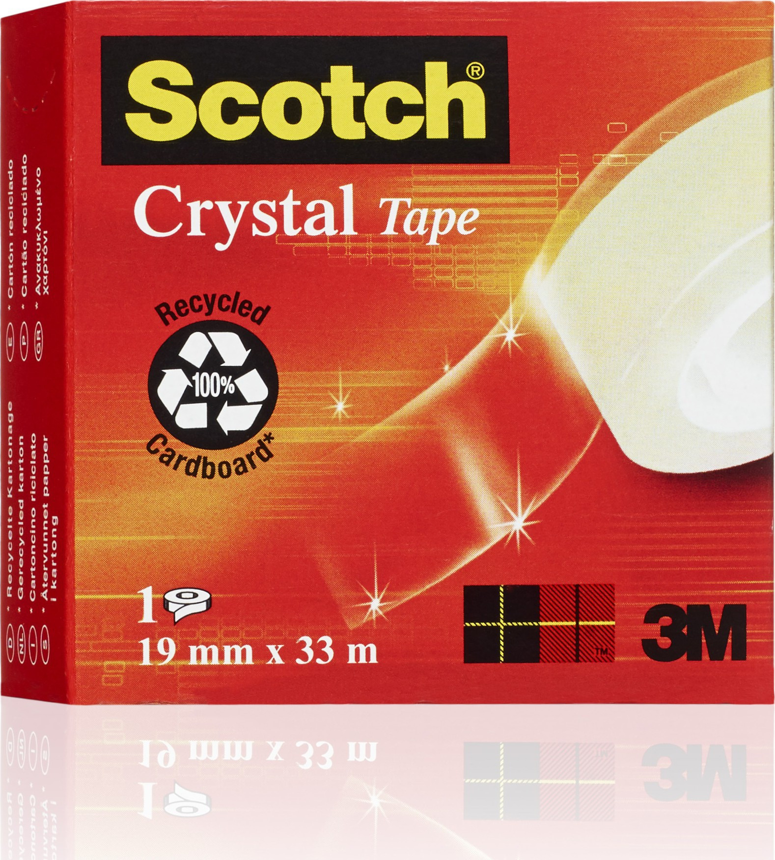 BildeScotch Teip Klar 19mmx3600