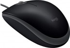 Logitech B110 Silent mus, Sort