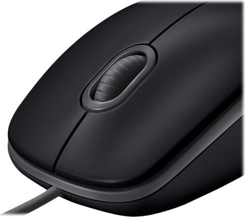 Logitech B110 Silent mus, Sort