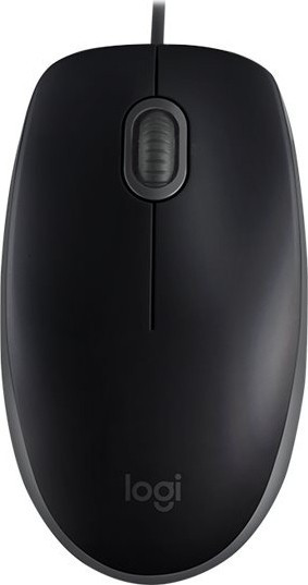 Logitech B110 Silent mus, Sort