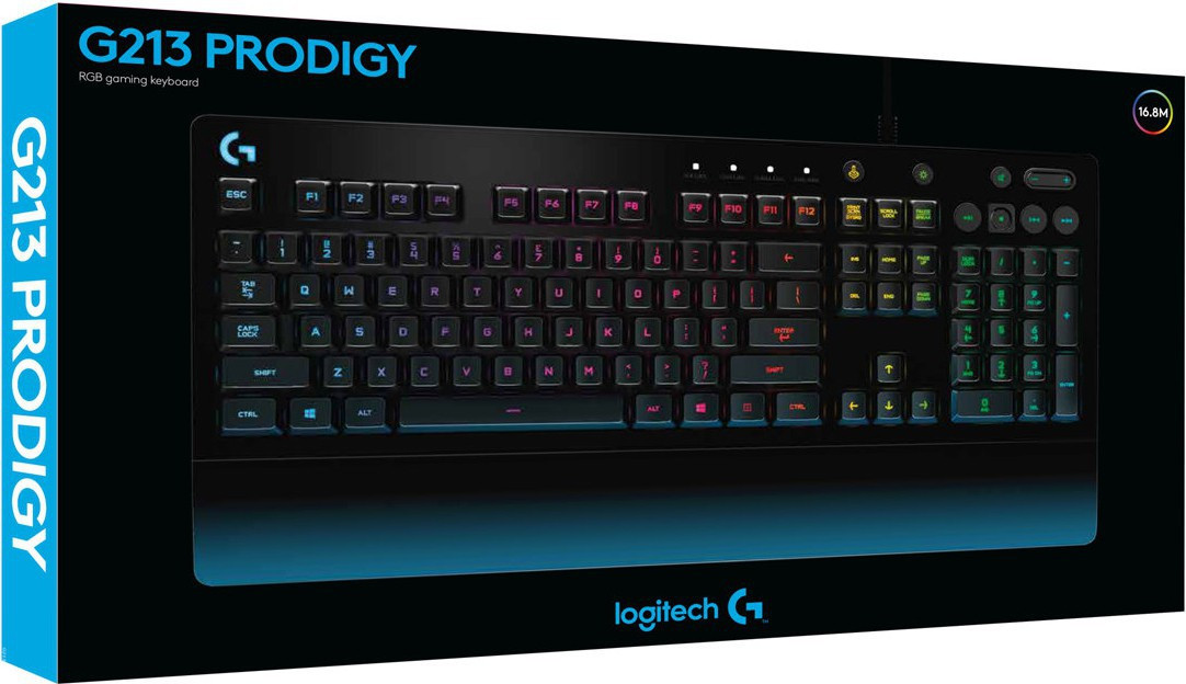 G213 Prodigy Gaming Keyboard, Black (Nordic)