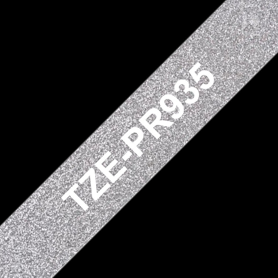Brother TZe-PR935 12mm x 8m tape Hvit p slv