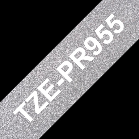 Brother TZe-PR955 24mm x 8m tape Hvit p slv