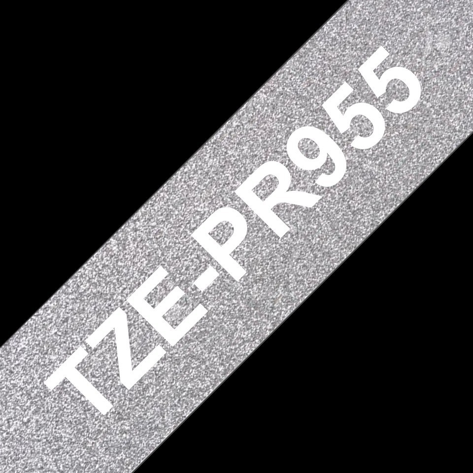 Brother TZe-PR955 24mm x 8m tape Hvit p slv