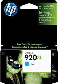 No920 XL officejet cyan ink cartridge