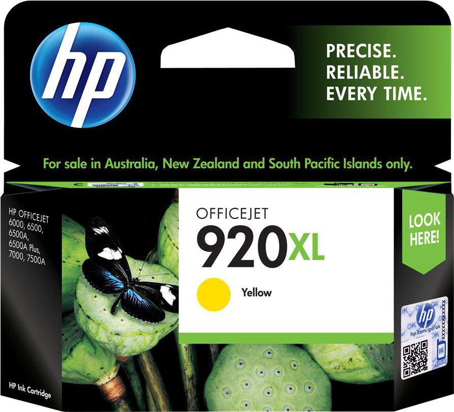 No920 XL officejet yellow ink blistered