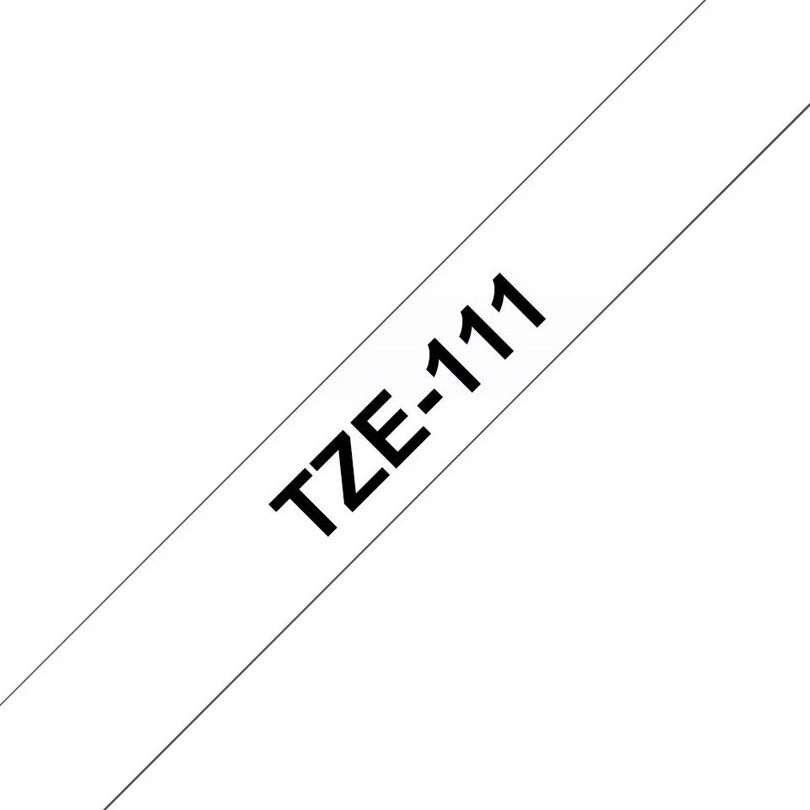 Brother TZe tape 6mmx8m black/clear