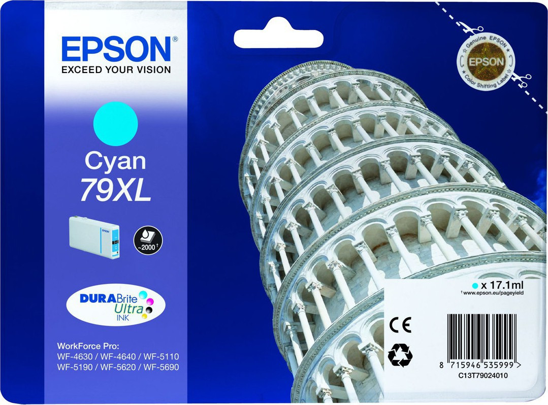 T7902 Cyan Ink Cartridge XL