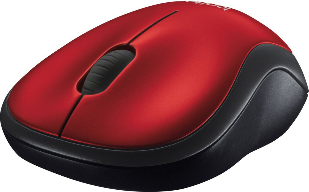 Logitech M185 Trdls mus, Rd