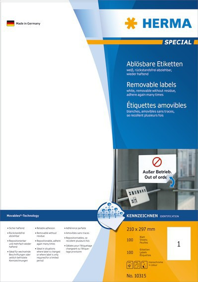 BildeHerma Etiketter Movables 210x297 (100)