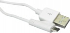 Sandberg USB-A to MicroUSB, White (1m)