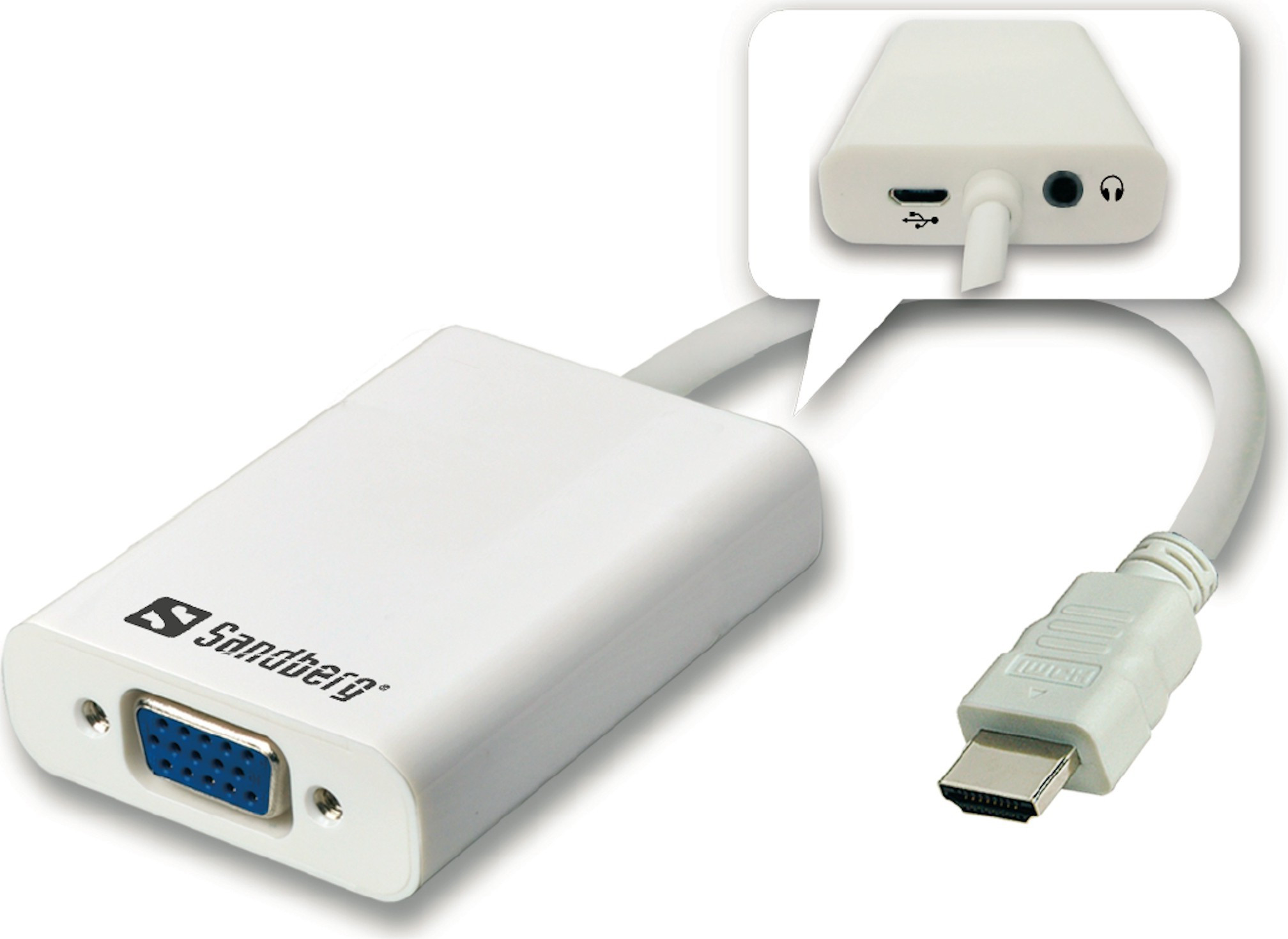 BildeHDMI to VGA+Audio Converter