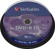 Verbatim DVD+R 8,5GB  8x Double Layer sp...