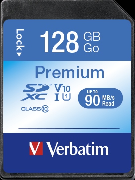 Verbatim SDXC Minnekort 128GB Class 10