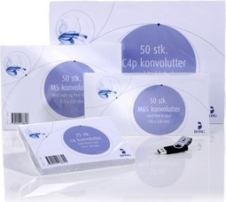 Konvolutt C4p P&S u/vindu (50)