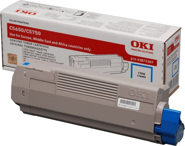 C5650/5750 toner cyan 2K
