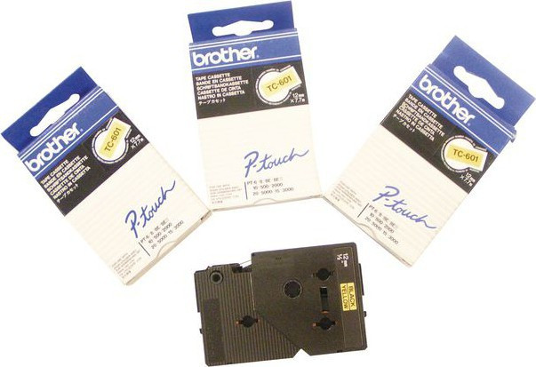 Brother TC tape 9mm black/white
