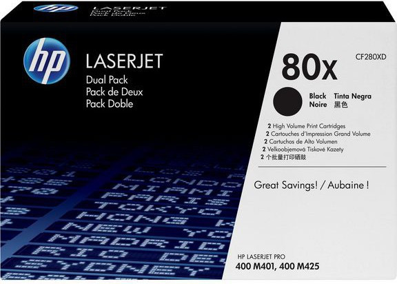 Toner HP CF280XD 80X 6.9K sort (2)