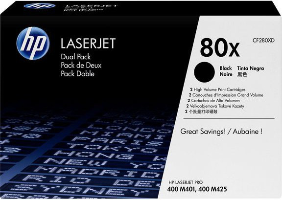 Toner HP CF280XD 80X 6.9K sort (2)