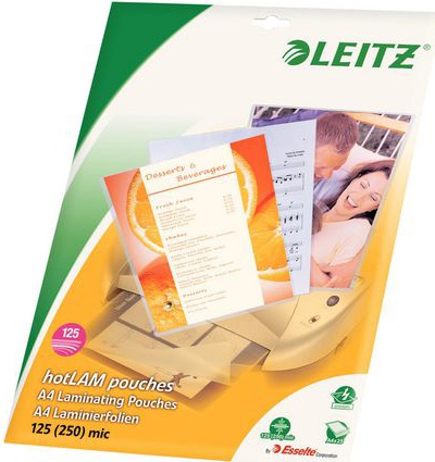 Leitz Lamineringslomme A4 125my (25)
