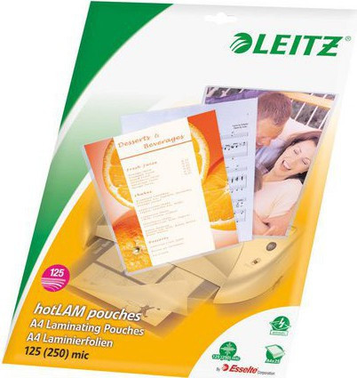 Leitz Lamineringslomme A4 125my (25)