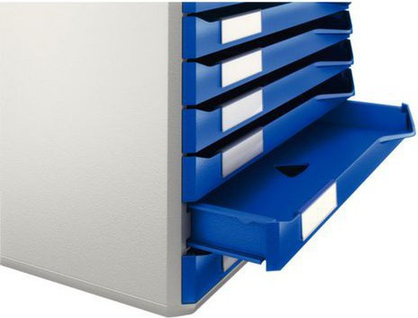Leitz Skuffkabinett m/10 skuf. A4 sort