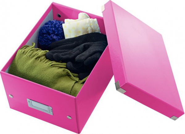 Leitz Oppbevaringsboks Click&amp;Store S WOW rosa