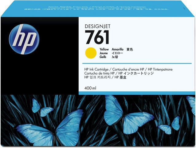 BildeNo761 yellow ink cartridge, 400ml