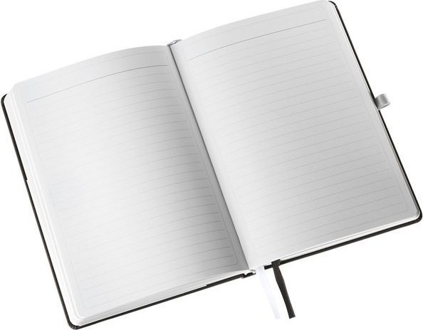 BildeLeitz Notatbok Style A5 Hard lin. 80a Sat sort