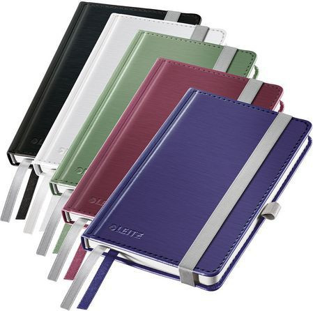 Leitz Notatbok Style A5 Hard lin. 80a Sat sort