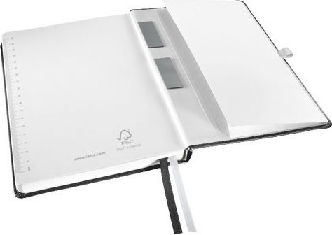 Leitz Notatbok Style A5 Hard lin. 80a Sat sort