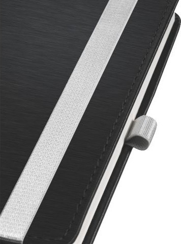 Leitz Notatbok Style A5 Hard lin. 80a Sat sort
