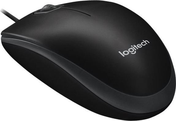 Logitech B100 Kablet Optisk Business Mus, Sort (OEM)