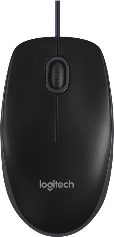 Logitech B100 Kablet Optisk Business Mus, Sort (OEM)