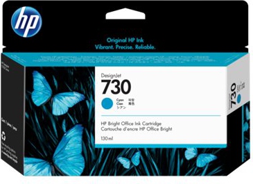 HP no730 130 ml. Cyan DesignJet Ink Cartridge