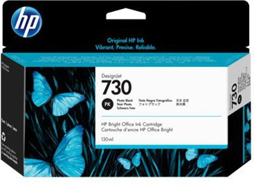 HP 730 130 ml. Photo Black DesignJet Ink Cartridge