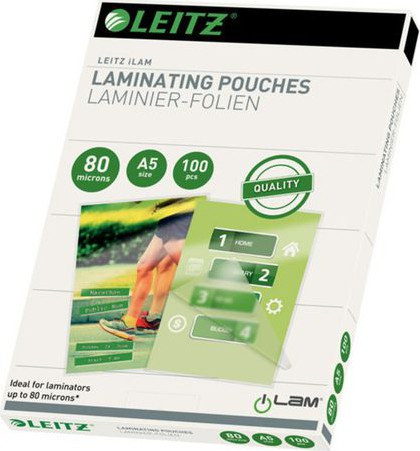 BildeLeitz Lamineringslomme A5 80my (100)