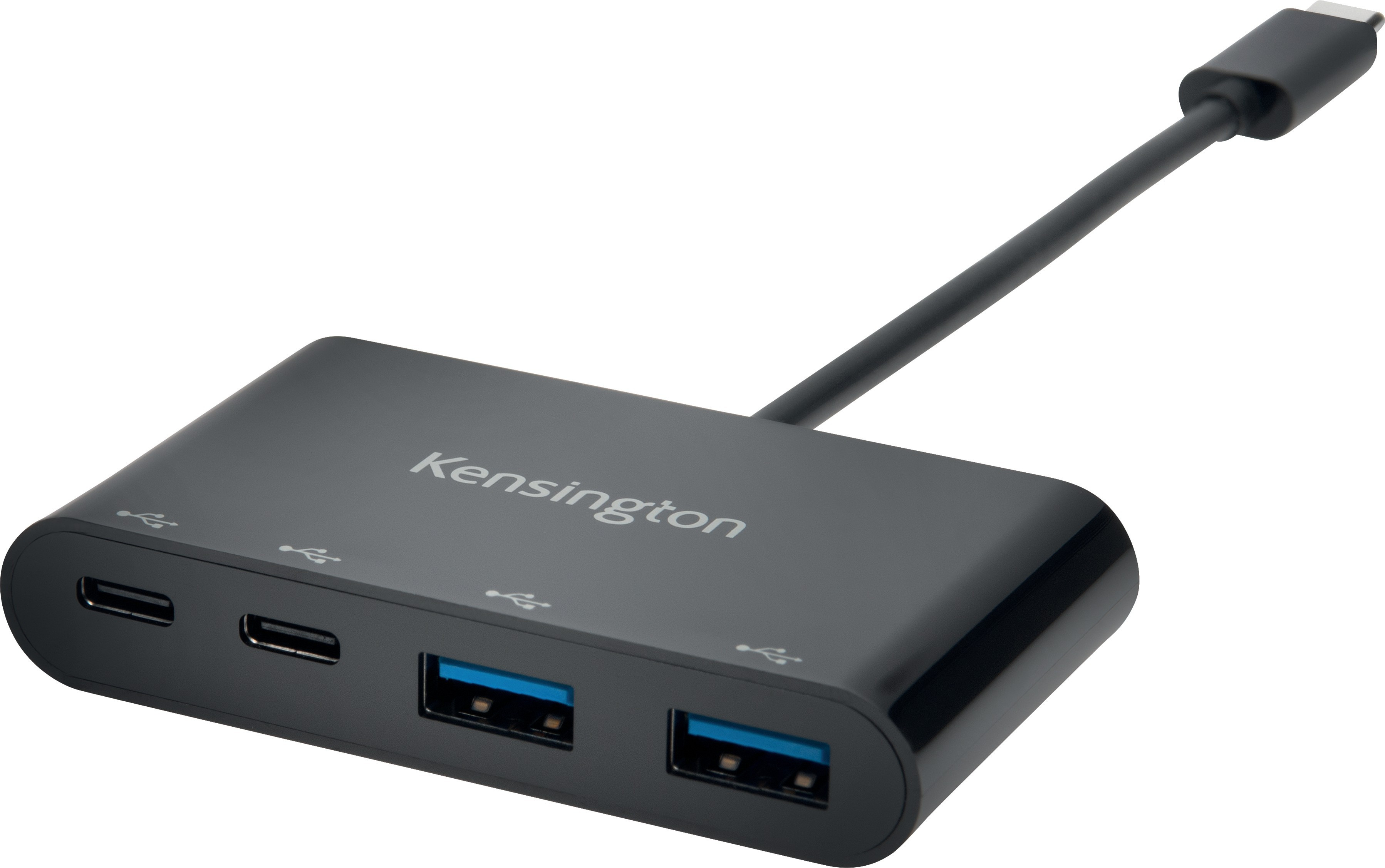 Kensington Hub CH1000 USB-C 4-Port Hub, Black