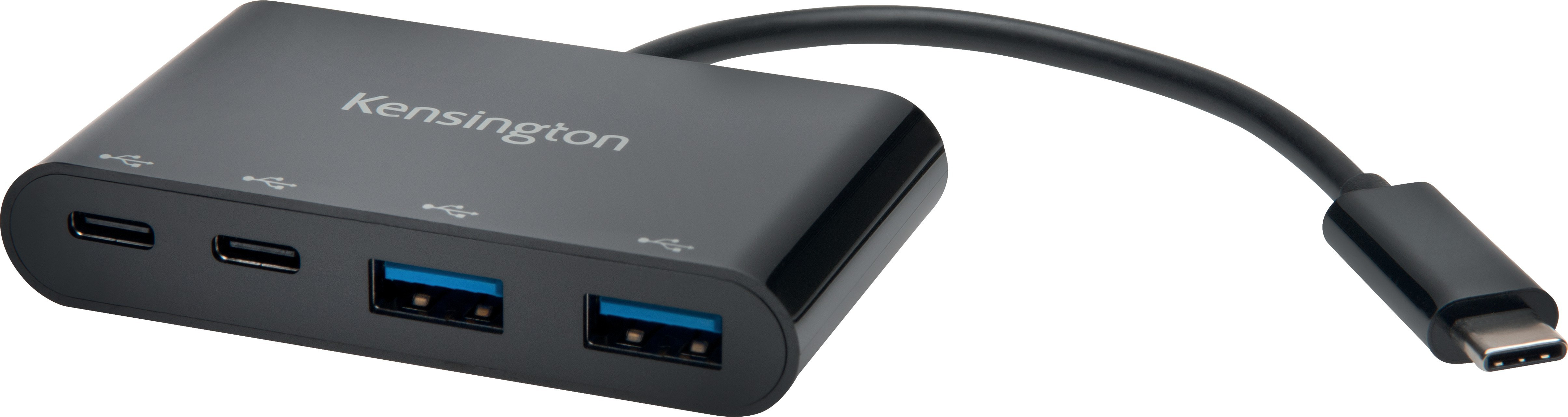 Kensington Hub CH1000 USB-C 4-Port Hub, Black