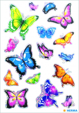 Herma Klistremerker Magic butterflies 3D (1)