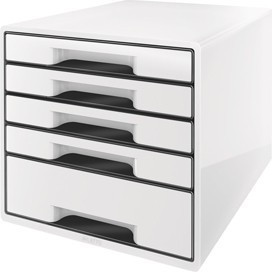 BildeLeitz Skuffkube 5 skuf. hvit