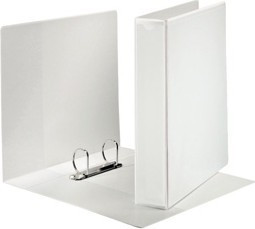 BildeEsselte Innstikkperm A4+ 2DR/40mm m/3lommer hvit