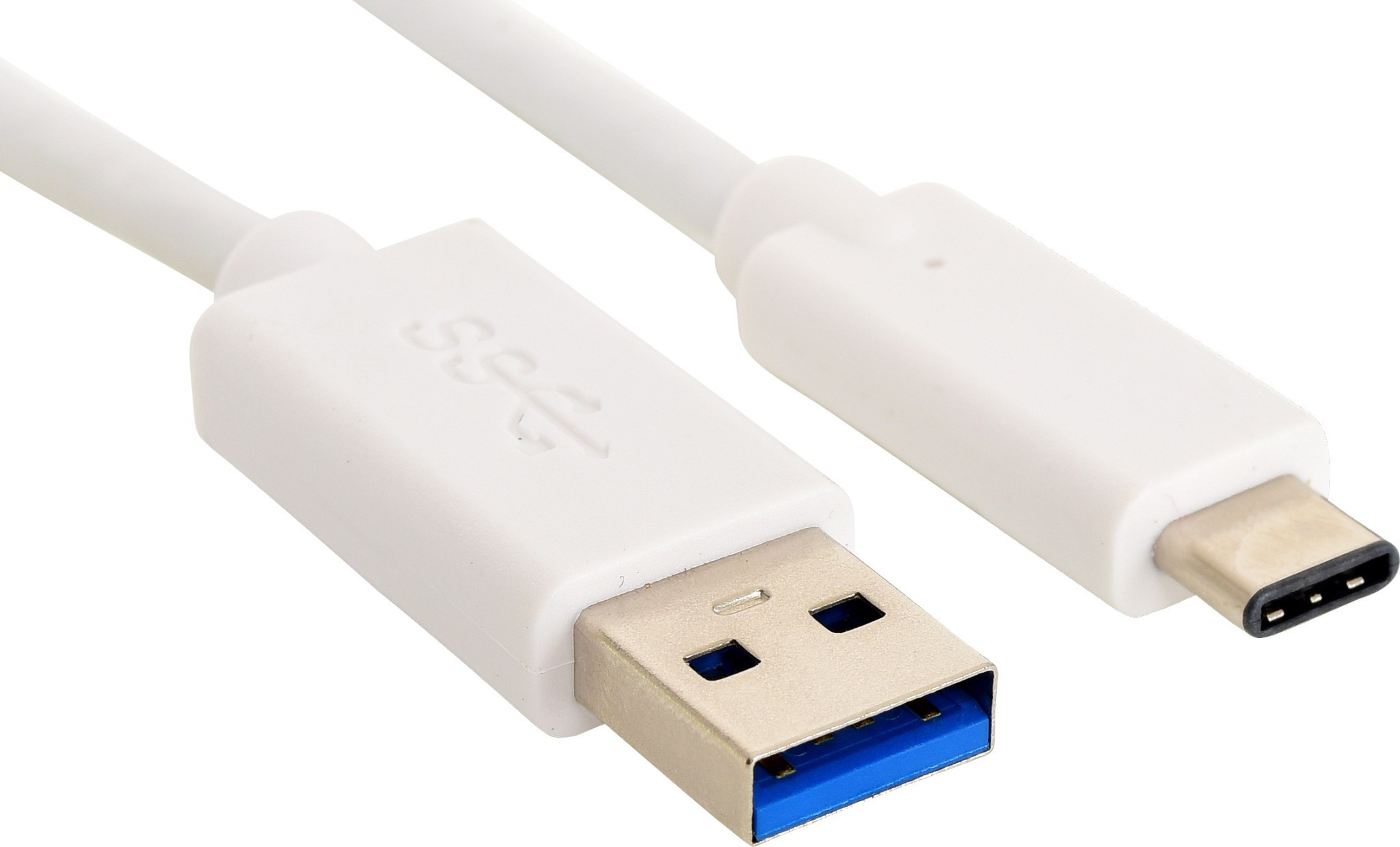 BildeUSB-C to USB-A 3.0 Cable, White (1m)