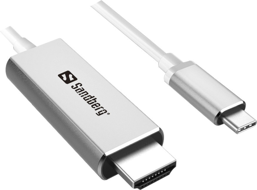 BildeUSB-C to HDMI Cable, Silver (2m)