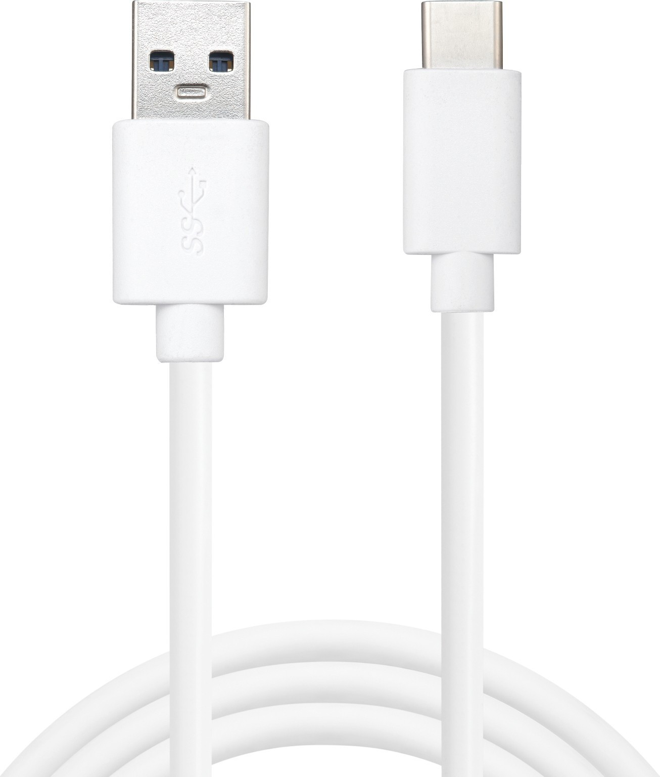 BildeUSB-C to USB-A 2.0 Cable SAVER, White (1m)