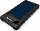 16.000 mAh Outdoor Solar PowerBank, Black